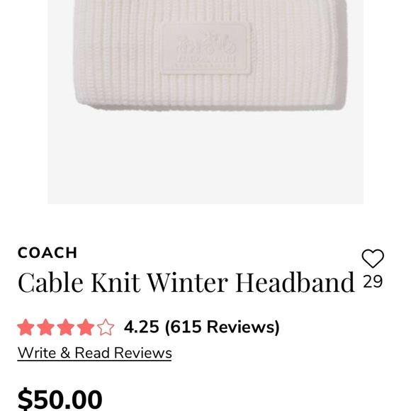 Couch Cable Knit Winter Headband - Picture 3 of 3